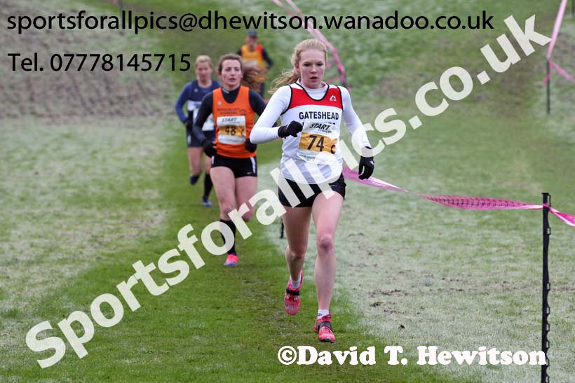 Senior women, Durham Cathedral Cross Country Relays. Photo: David T. Hewitson/Sports for All Pics
